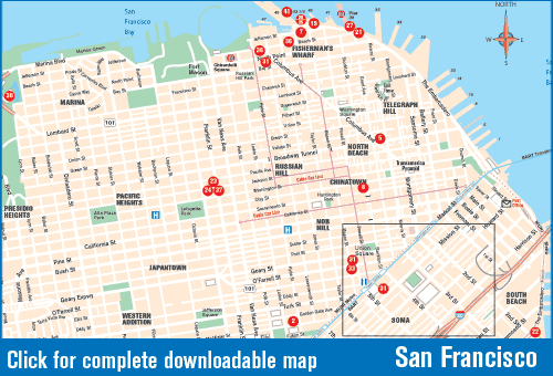 San Francisco Downloadable Map